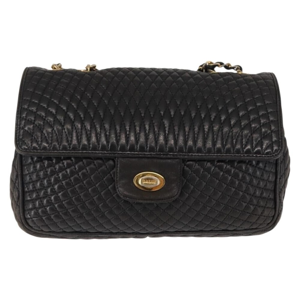 Bally Vintage Chain Quilted Leather